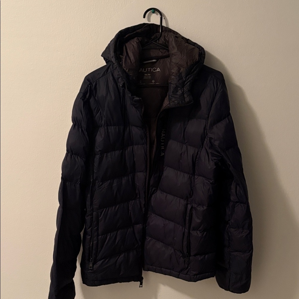 Nautica Men's Dark Puffer Jacket